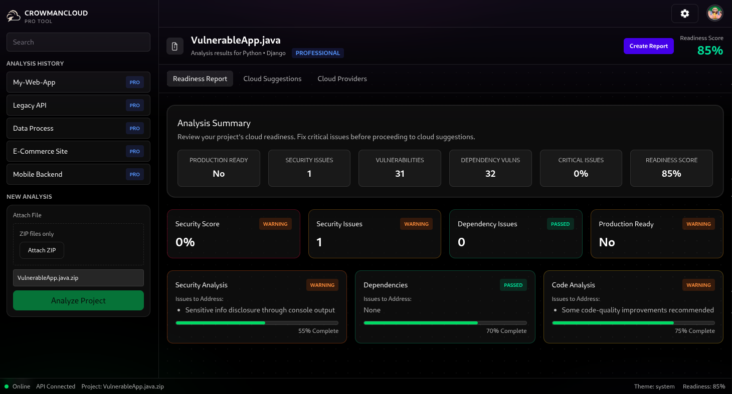 Application preview